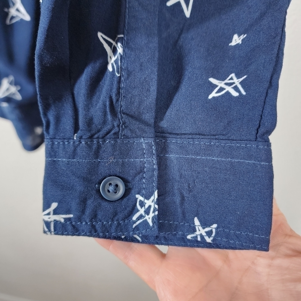 BEACHLUNCHLOUNGE ABSTRACT STAR PATTERN SHIRT - image 8